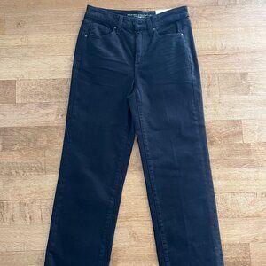 CHICO'S HIGH RISE STRAIGHT LEG JEANS, SIZE 00R, 2R